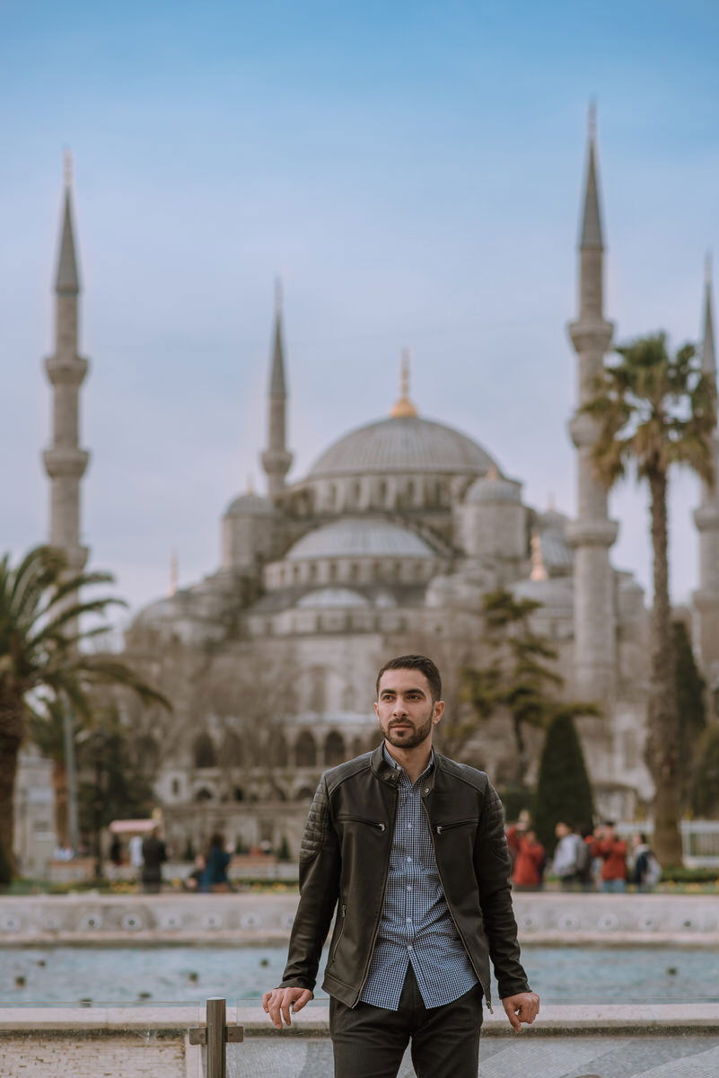 Galata Tower Rooftop Portrait