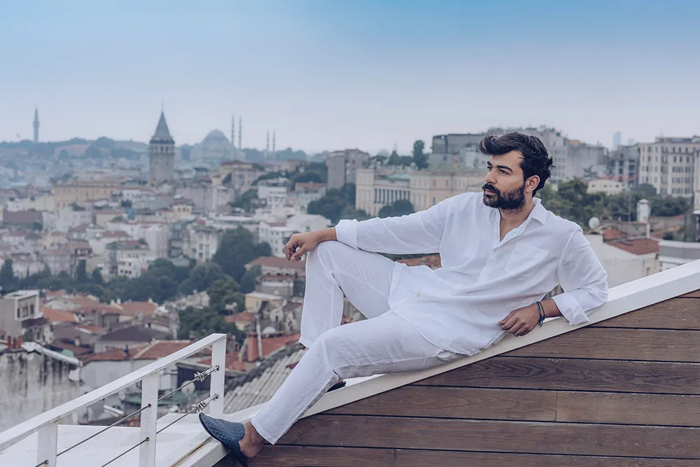 Golden Horn viewpoint photoshoot in Istanbul