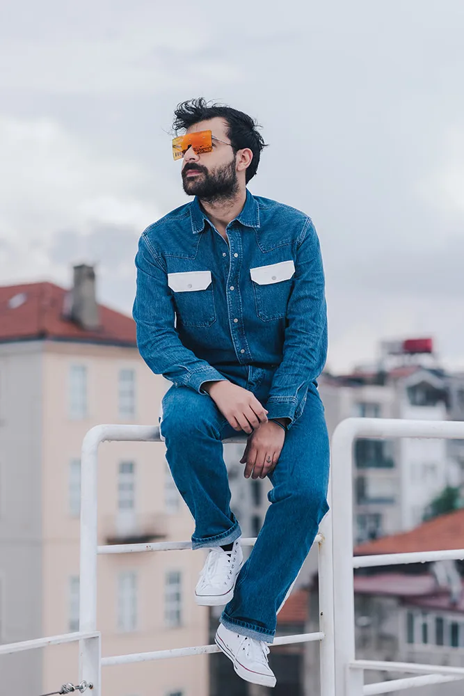 Colorful Balat neighborhood photoshoot in Istanbul